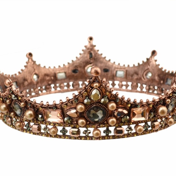 New Celtic Renaissance Tiara Crown Jewel Metal - Picture 4 of 11